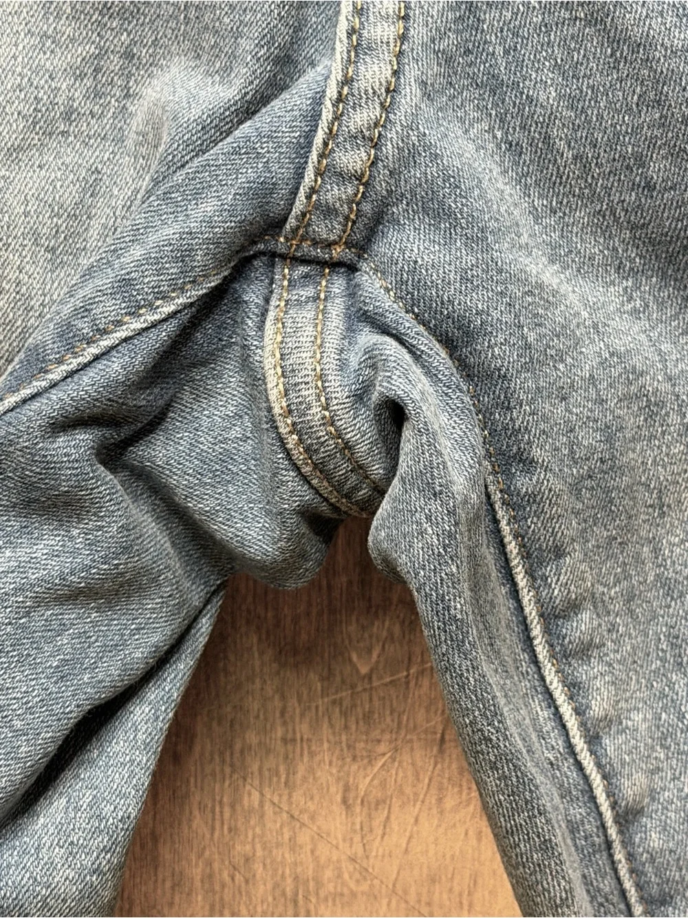 Ava & Viv Light Wash Distressed Raw Hem Flare Jeans Plus Size 20